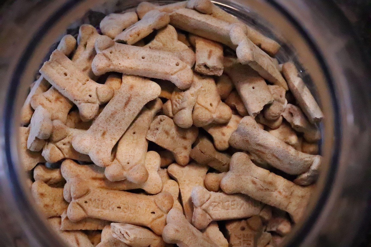 Dehydrated dog food treats